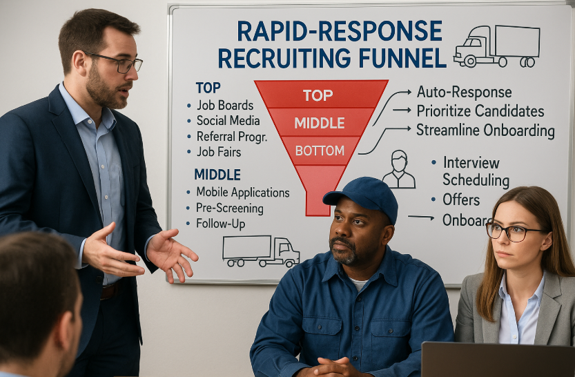 Building a rapid-response recruiting funnel for small and mid-size fleets