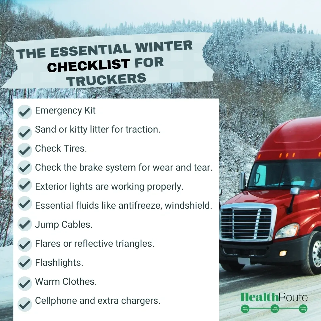 Winter checklist for owner-operators: equipment, insurance, stop plan